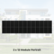 SL Rack Energywall FACADE SYSTEM single layer - 2 x 12 modules Portrait