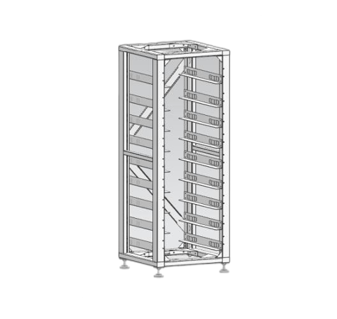 Deye BOS-G 3U-HRACK - Deye Batterieturm Rack