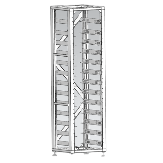 Deye BOS-G 3U-HRACK - Deye Batterieturm Rack